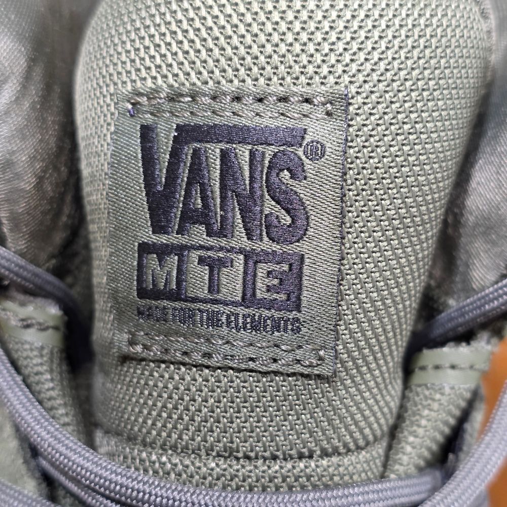 Vans MTE Crestline Waterproof Hiking Boots Green Men's 11.5 HydroGuard Brand New - Picture 12 of 16